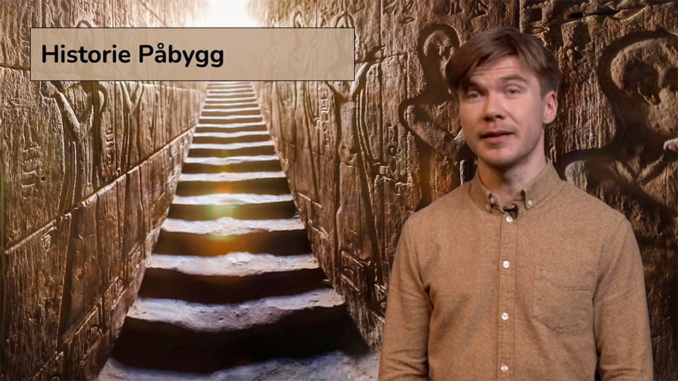 Skjermbilde fra Historie Påbygg