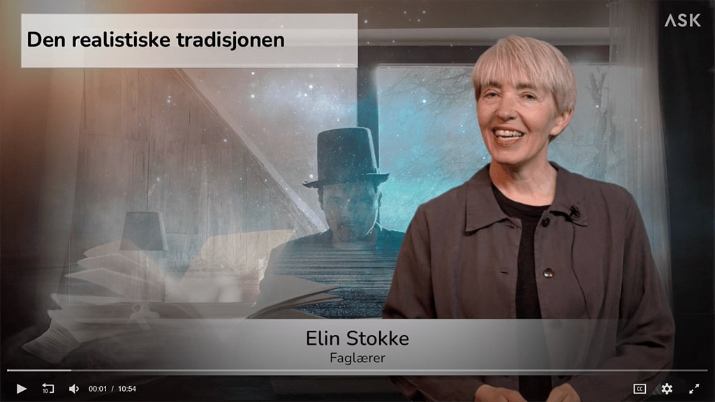 Skjermbilde fra videoundervisning